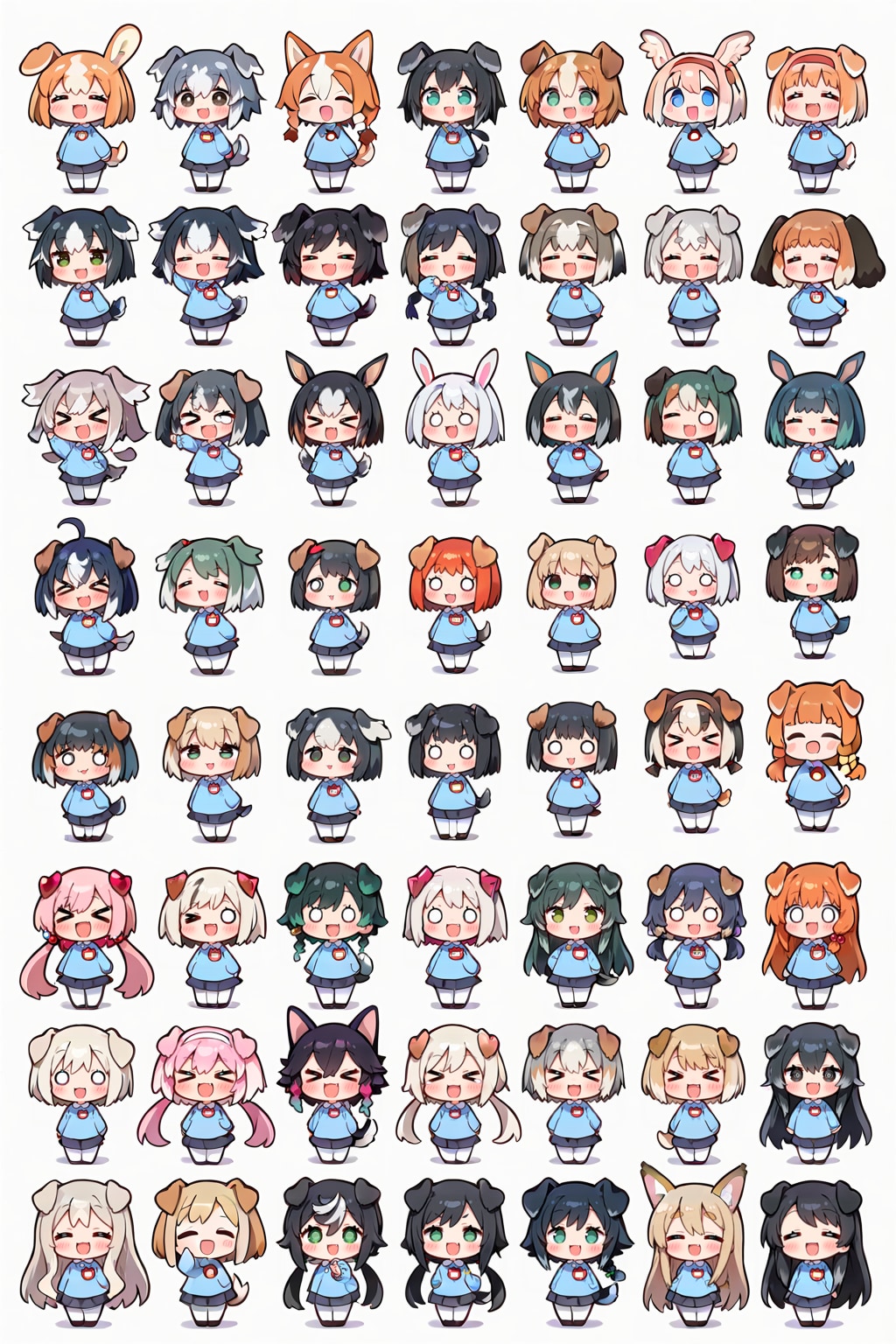 いぬみみようちえんボンボンドロップシール