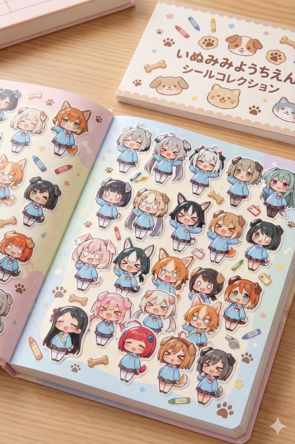 いぬみみようちえんボンボンドロップシール