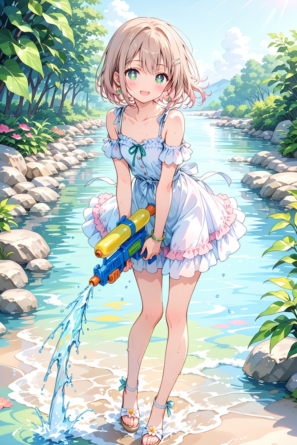 ぴゅっと、夏の一撃