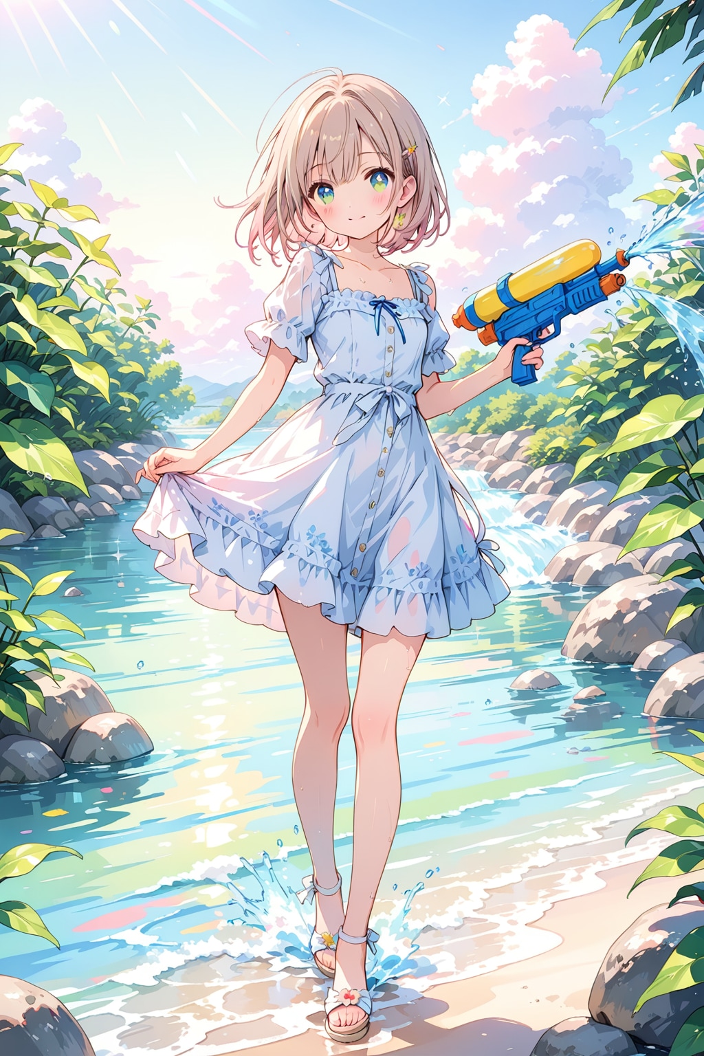 ぴゅっと、夏の一撃