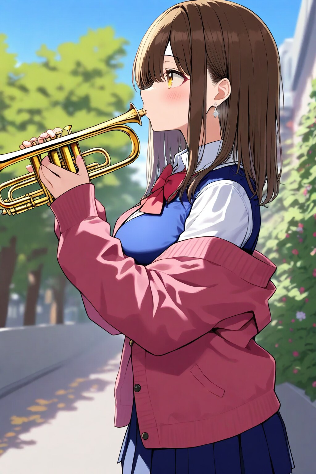 練習中