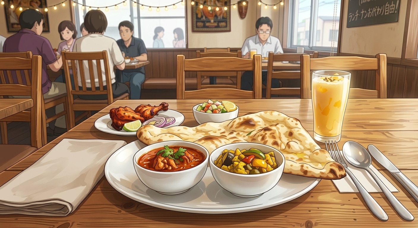スパイシーカレーランチ | の人気AIイラスト・グラビア