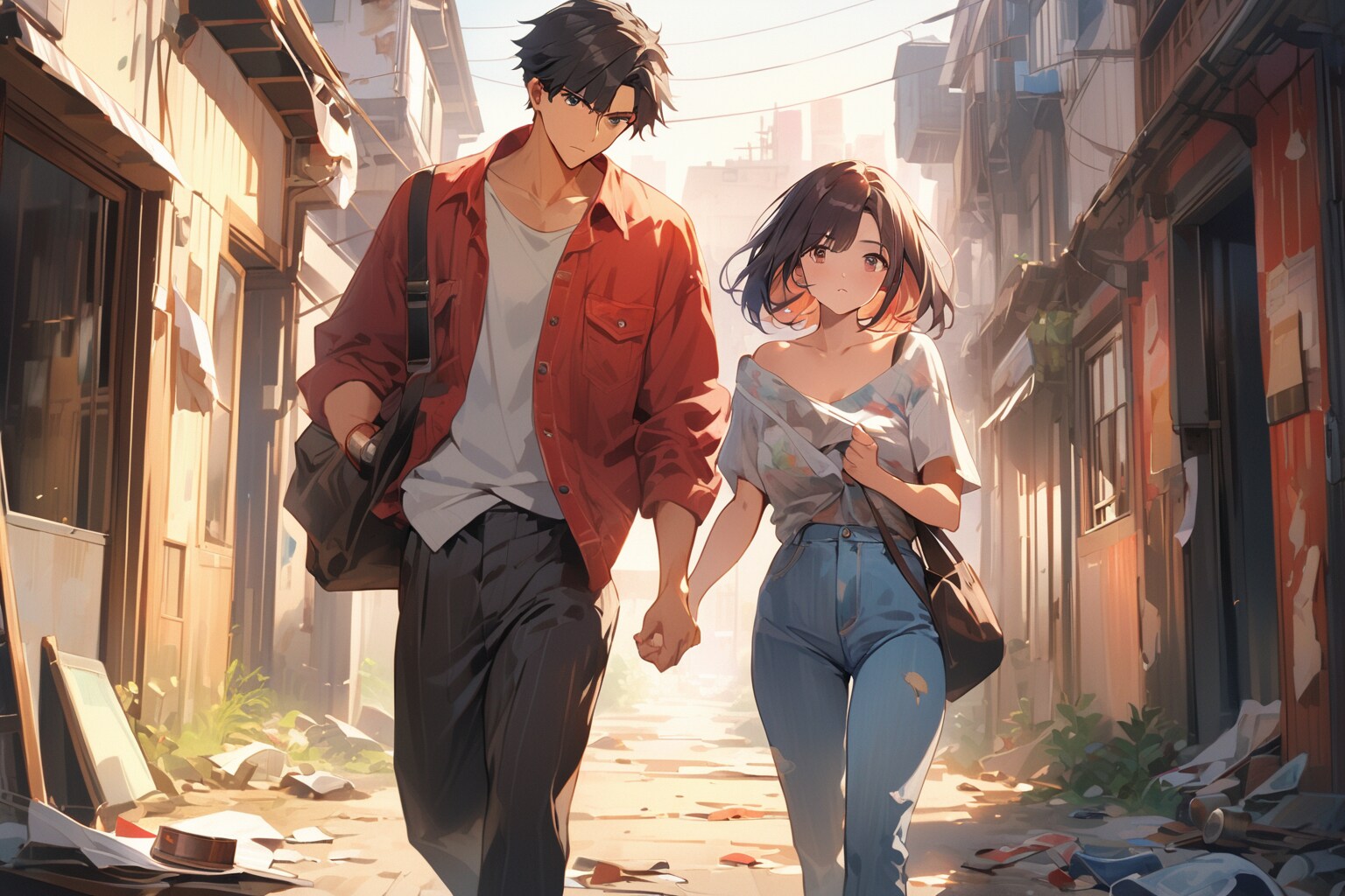 変貌した街 | の人気AIイラスト・グラビア