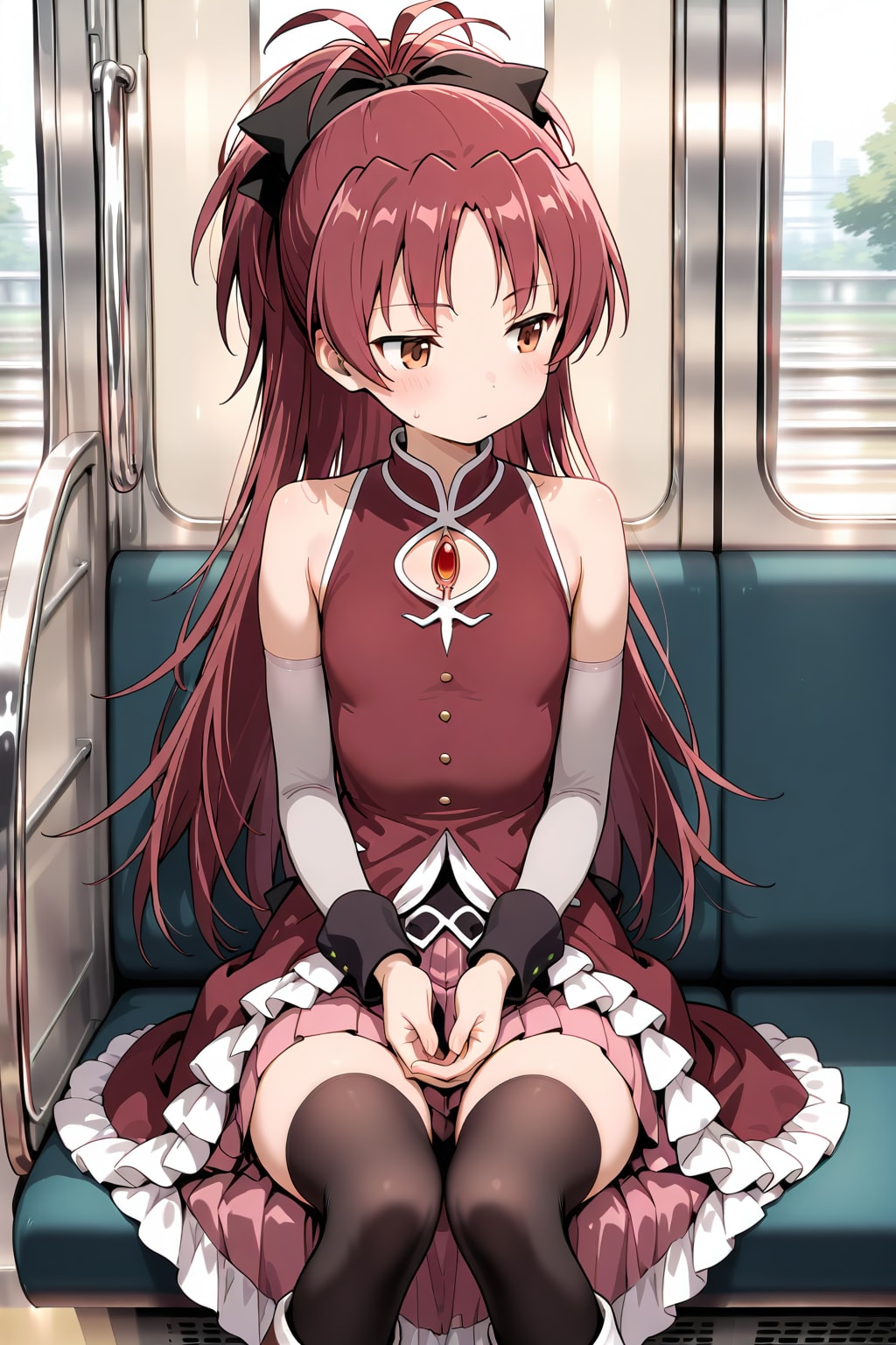 お泊まりする魔法少女