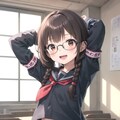 委員長ちゃんの魅惑のおへそ 2枚目