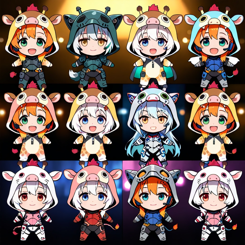 アニマルフーディーちび子ちゃんチーム