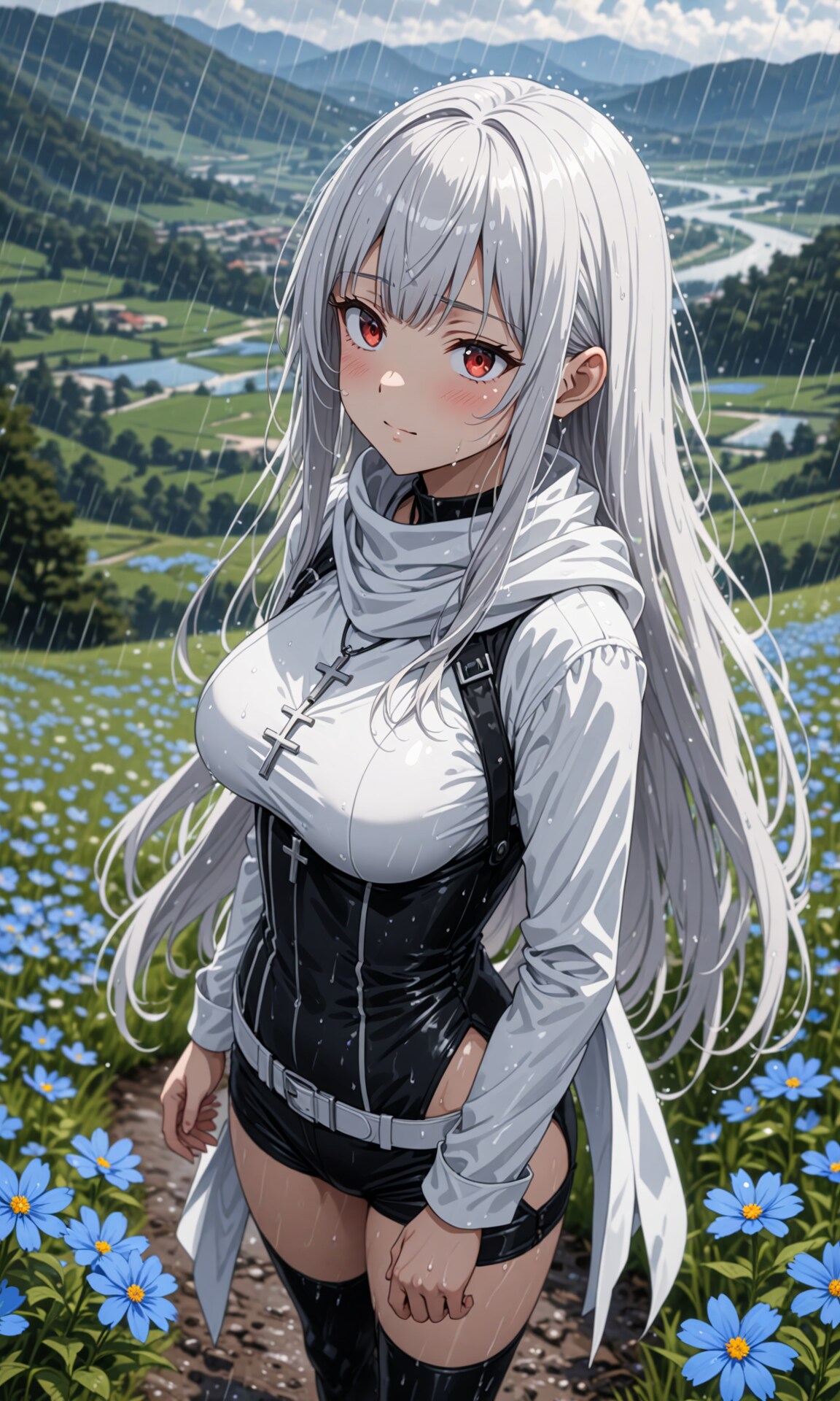 雨中、帰らぬ想い | の人気AIイラスト・グラビア