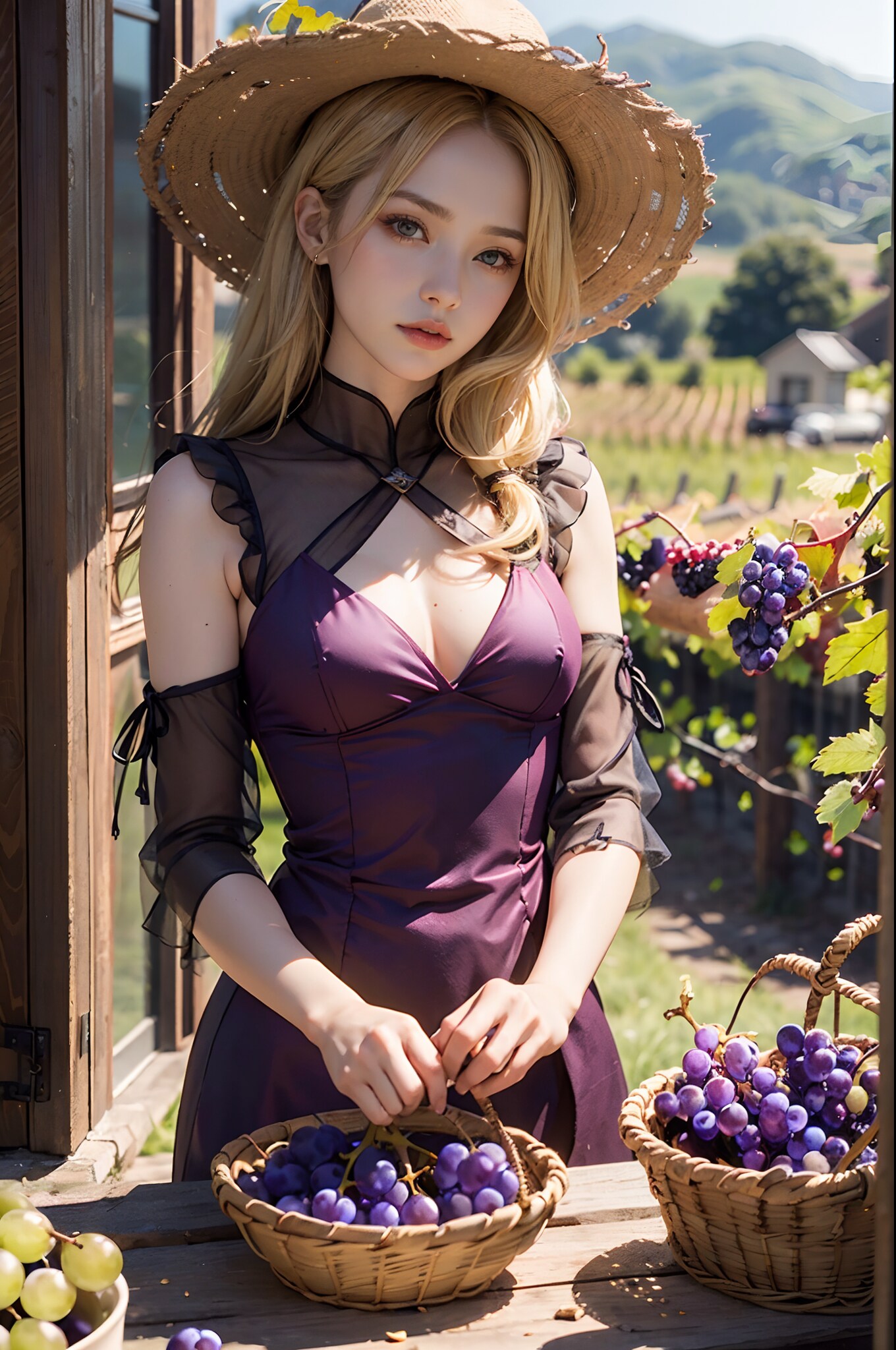 ぶどうの収穫🍇