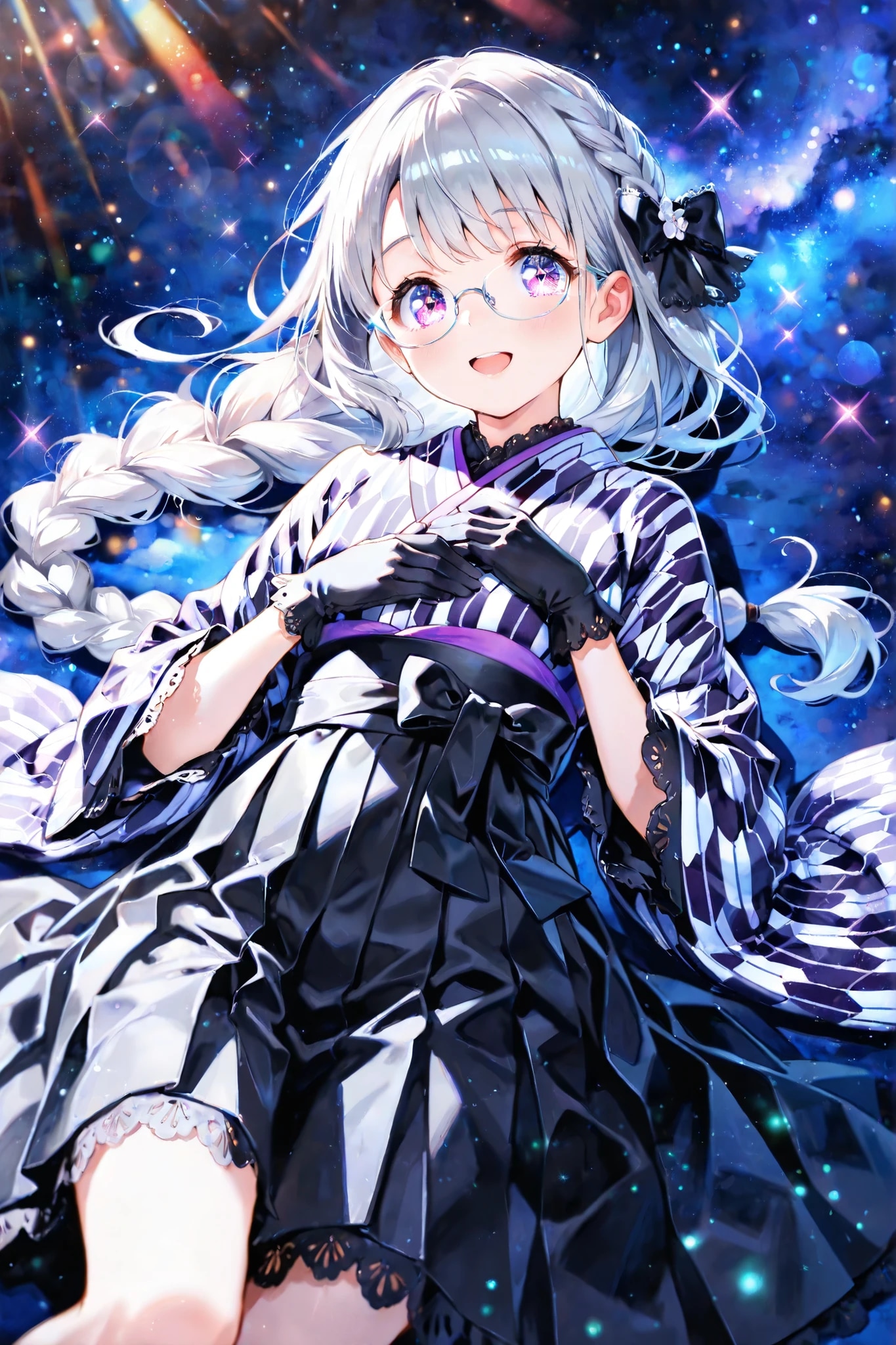 大正浪漫な眼鏡三つ編みVEGAちゃん