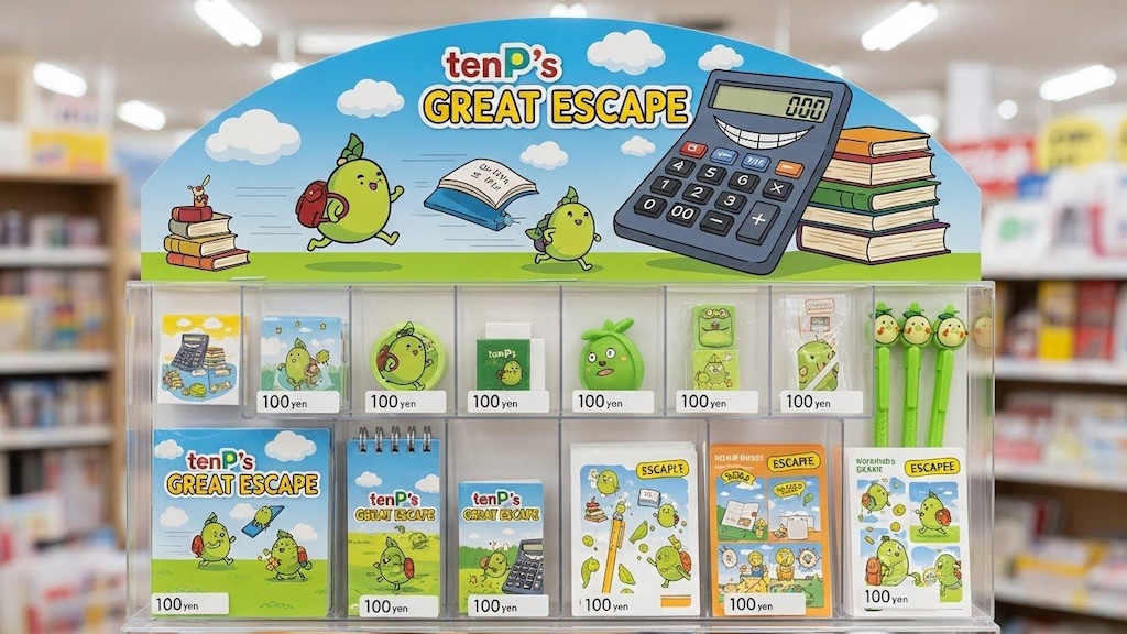 アホソー限定販売　点Pの大脱走グッズ