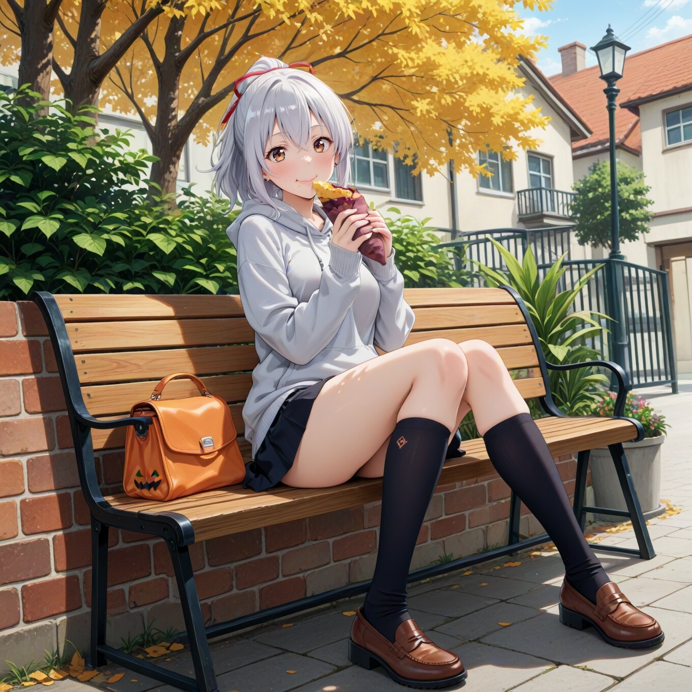 焼き芋のおいしい季節っ！ | の人気AIイラスト・グラビア