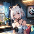 オフショルランランちゃん🐼 3枚目
