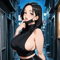 路地裏での出会い 3枚目