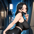 路地裏での出会い 4枚目