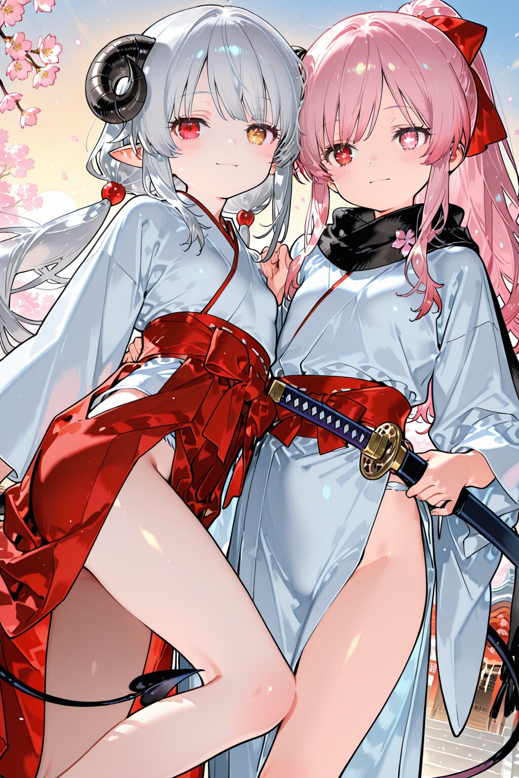 守巫女ちゃんとアイちゃん