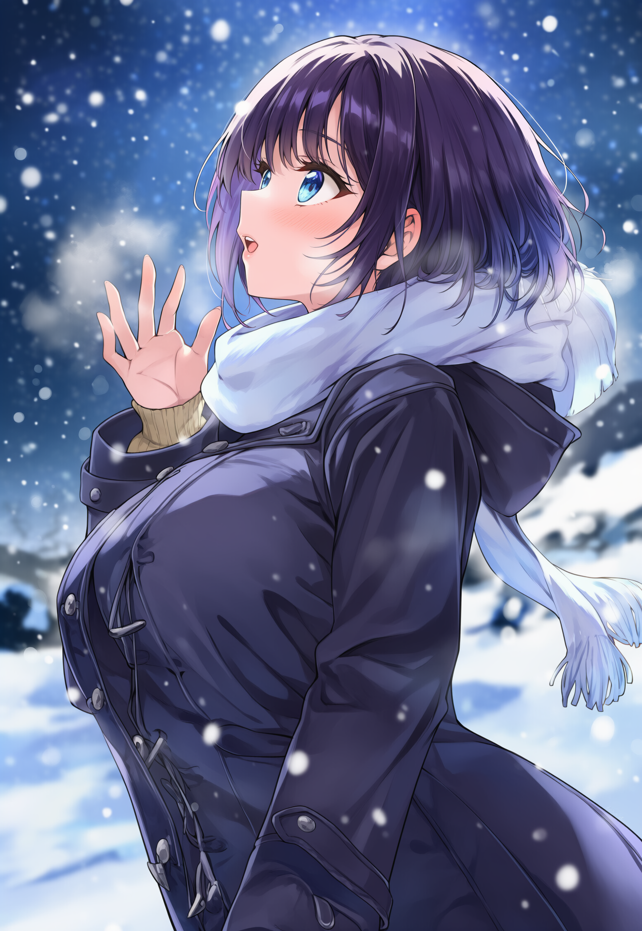 久しぶりの雪