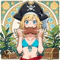 海賊ちゃん(ミュシャ風)260325 2枚目