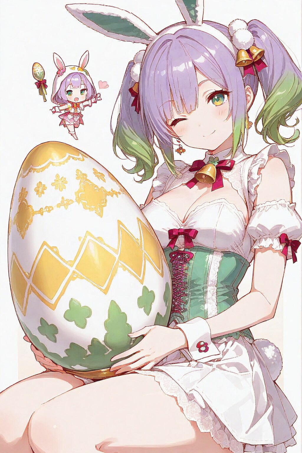 うさ耳ツインテール