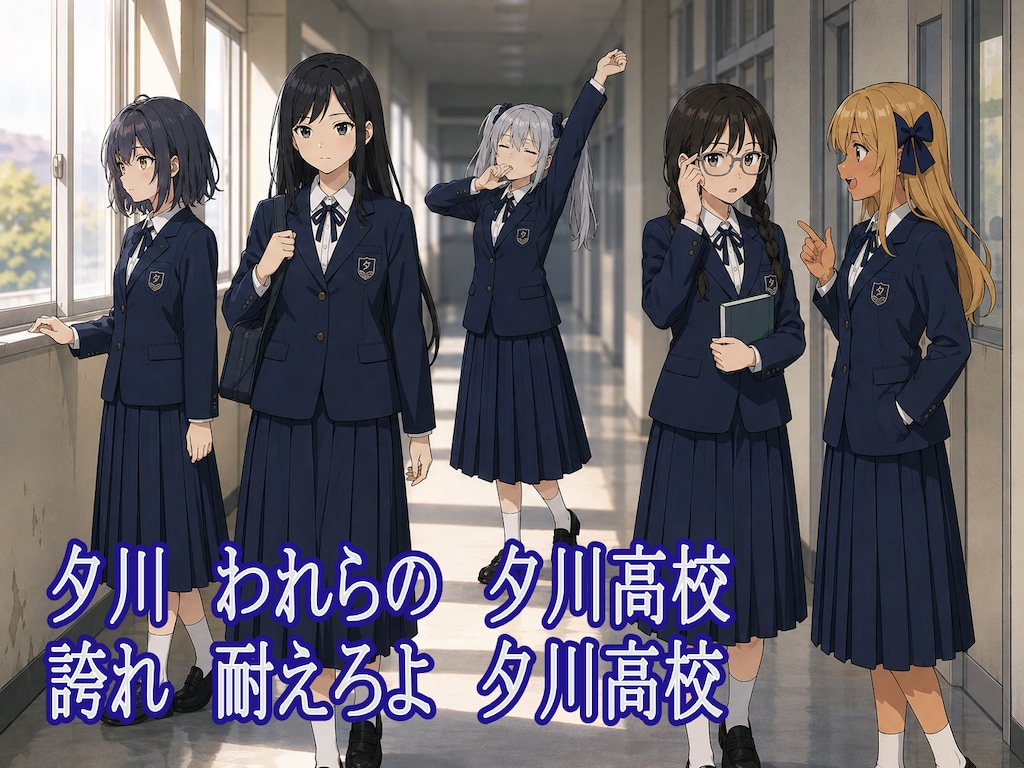 校歌斉唱！