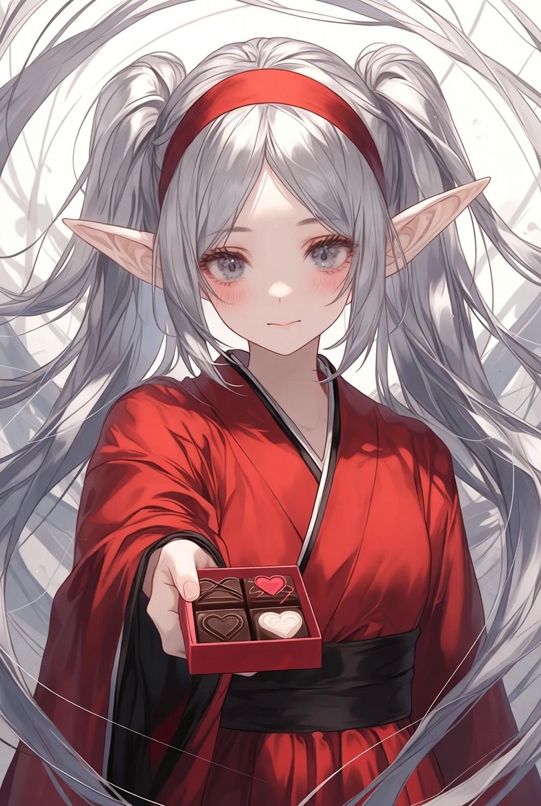 バレンタインの時の流れ、 | の人気AIイラスト・グラビア