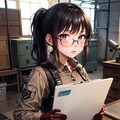 現場で働く女の子（３枚） 2枚目