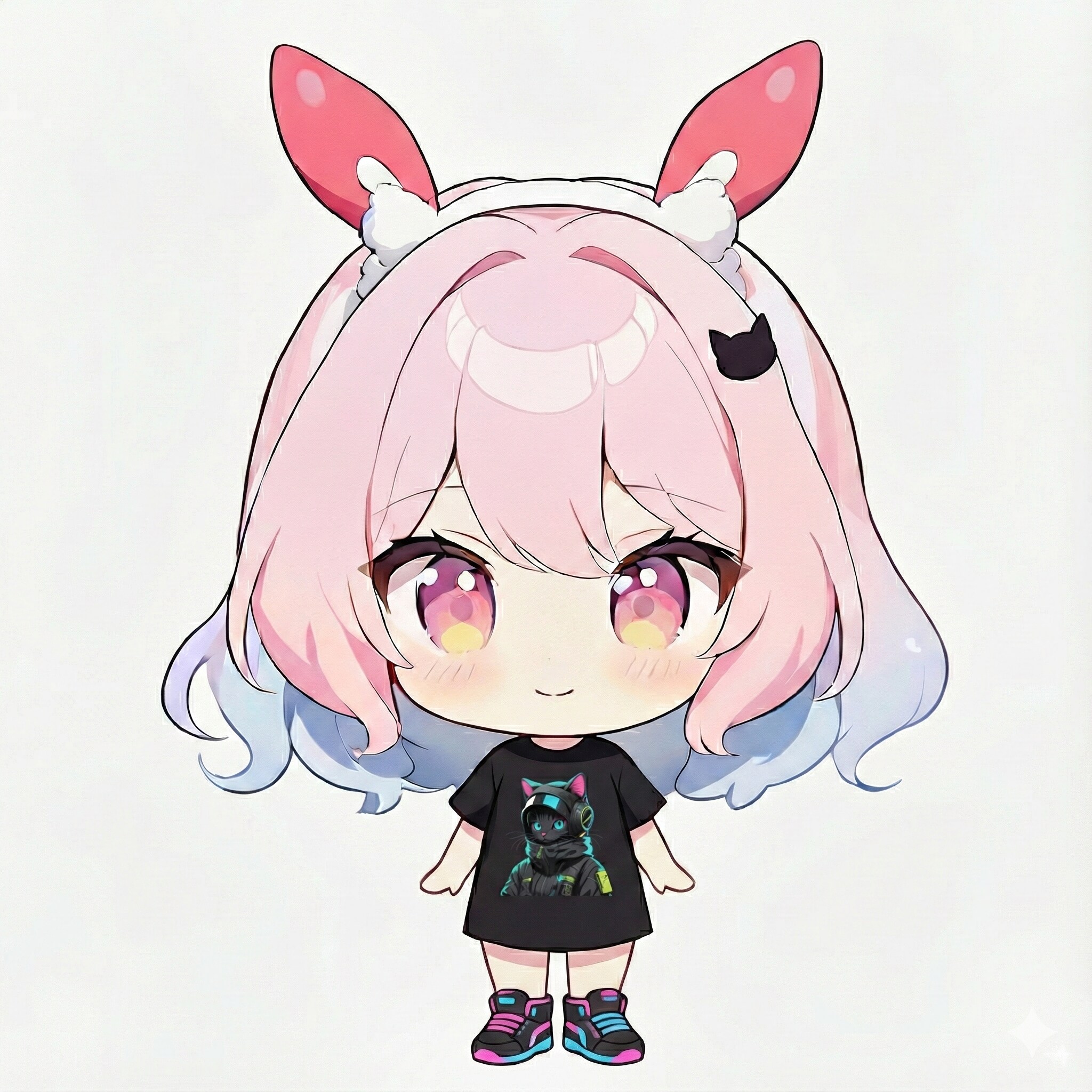 ブラック・スパークTシャツ | の人気AIイラスト・グラビア