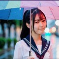 雨の中の下校② 5枚目