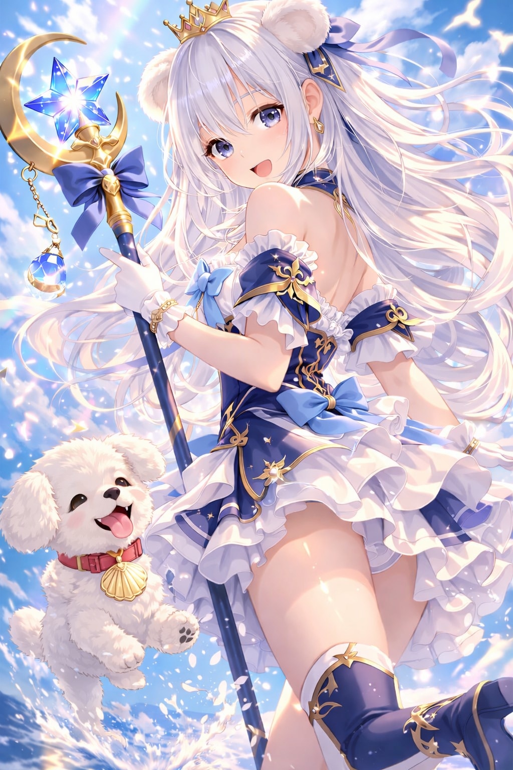 月夜の魔法とホタテちゃん