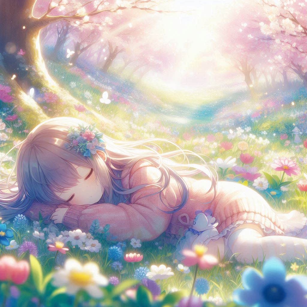 ひなたぼっこ(DALL-E)(4) | の人気AIイラスト・グラビア