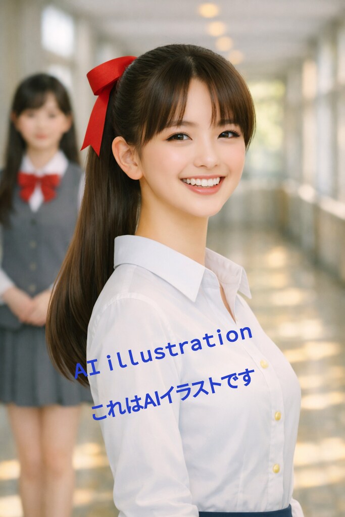あの子と目が合うたび、胸がそっと揺れた。   揺れるポニーテールは思わず目で追ってしまって、   眩しい笑顔には視線を引きつけられた。   思い返すだけで甘く透き通る──そんな恋の始まりだった。 | の人気AIイラスト・グラビア