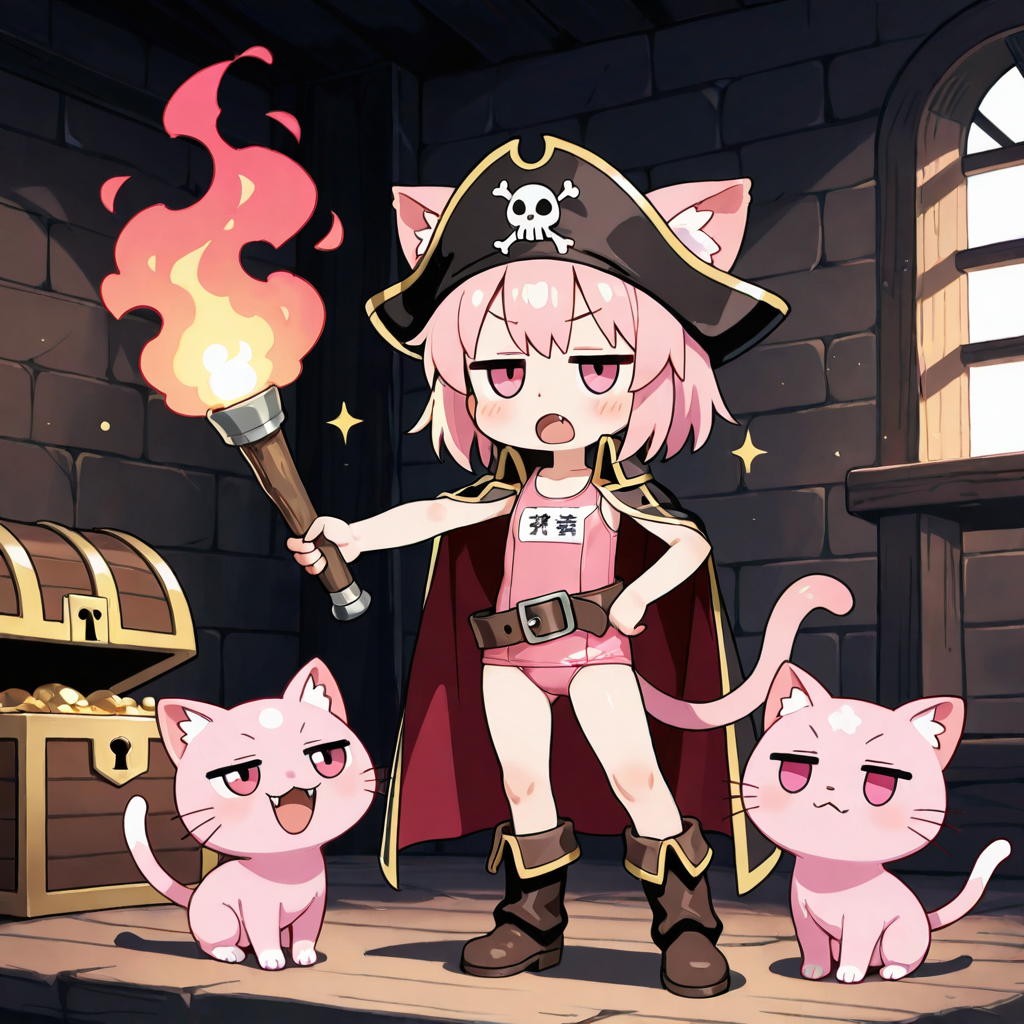 ぺったんこなおっパイレーツ！！ | の人気AIイラスト・グラビア