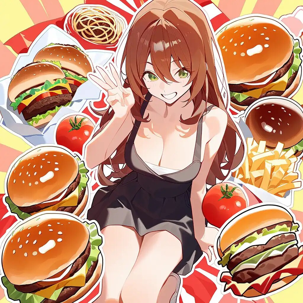 小説『範波賀、ハンバーガーが好き』【ニャンノ世界】