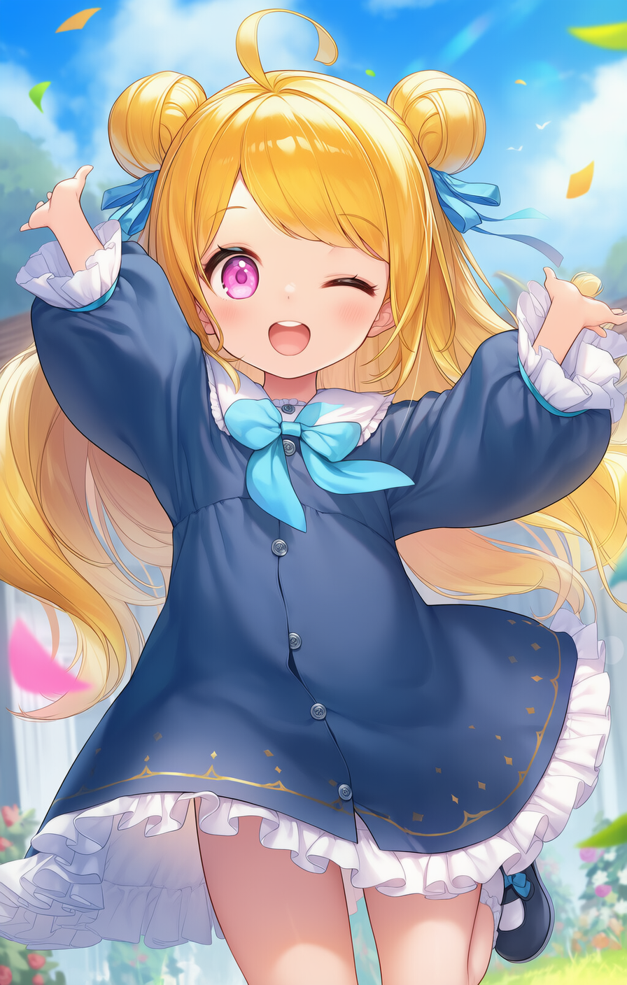 お庭で元気なミーアちゃん | の人気AIイラスト・グラビア