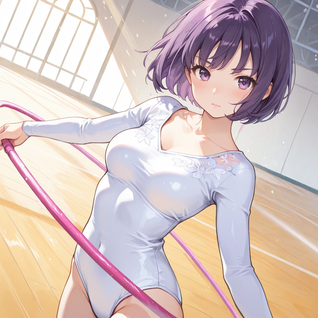 新体操少女