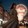 夜空に響くThank youの灯り 2枚目