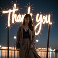 夜空に響くThank youの灯り 6枚目