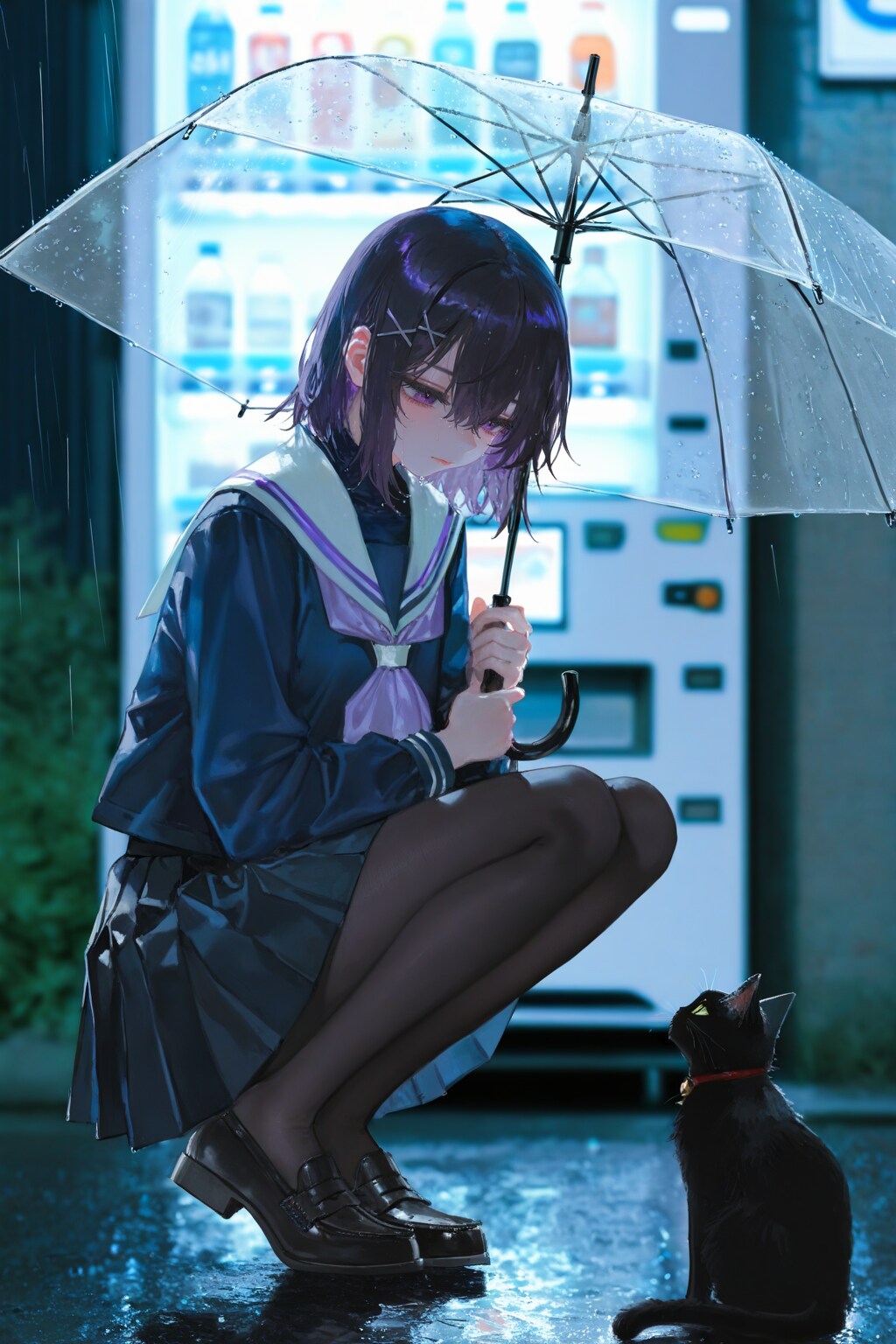 雨の夜