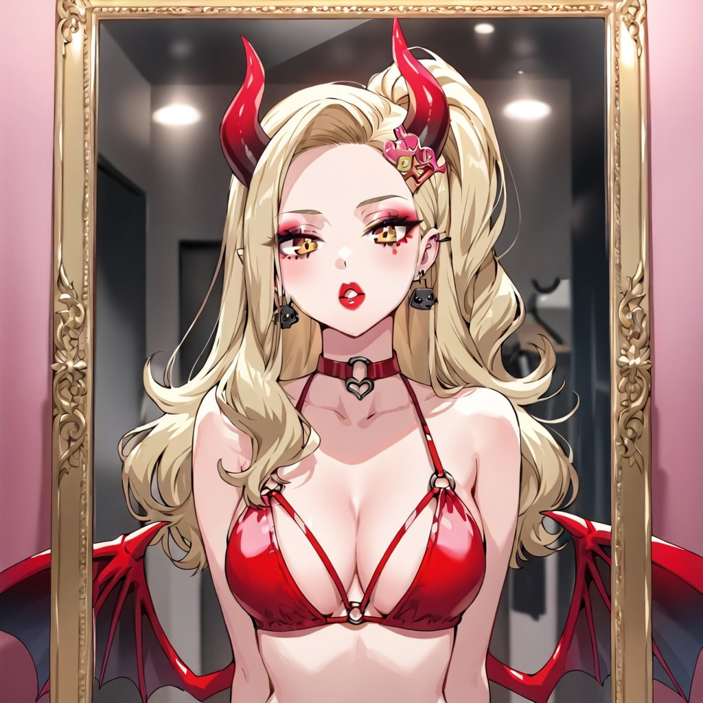 lilacでお化粧悪魔っ子260513