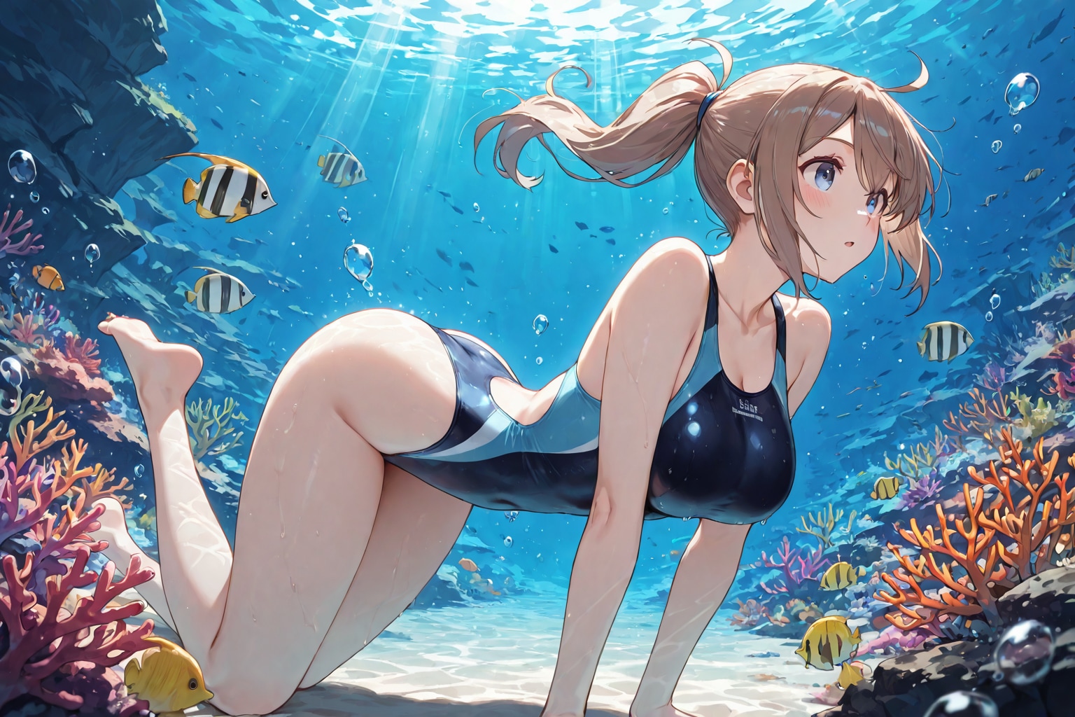海中遊泳するIntrepid