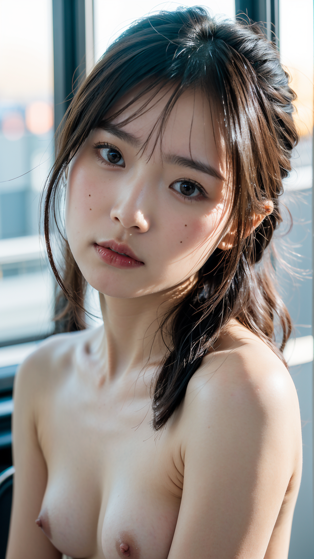 清楚な瞳の無防備な午後