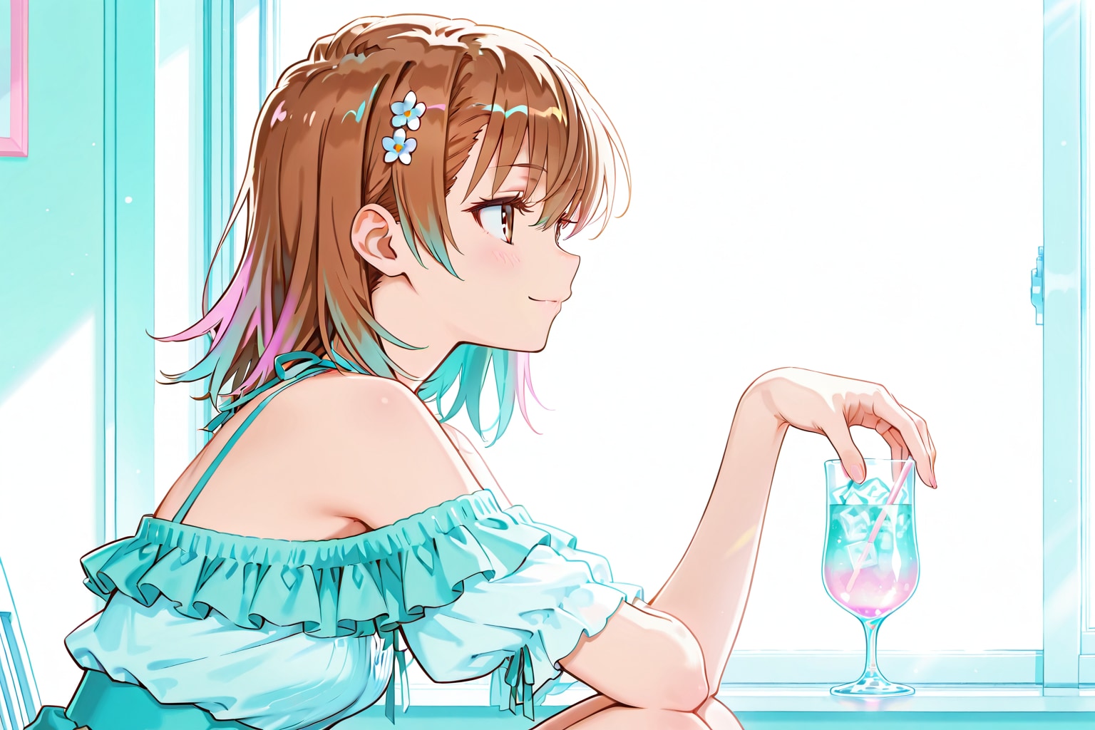 『ミサカ炭酸水(ソーダ』~ちちぷい生成ver.~② | の人気AIイラスト・グラビア