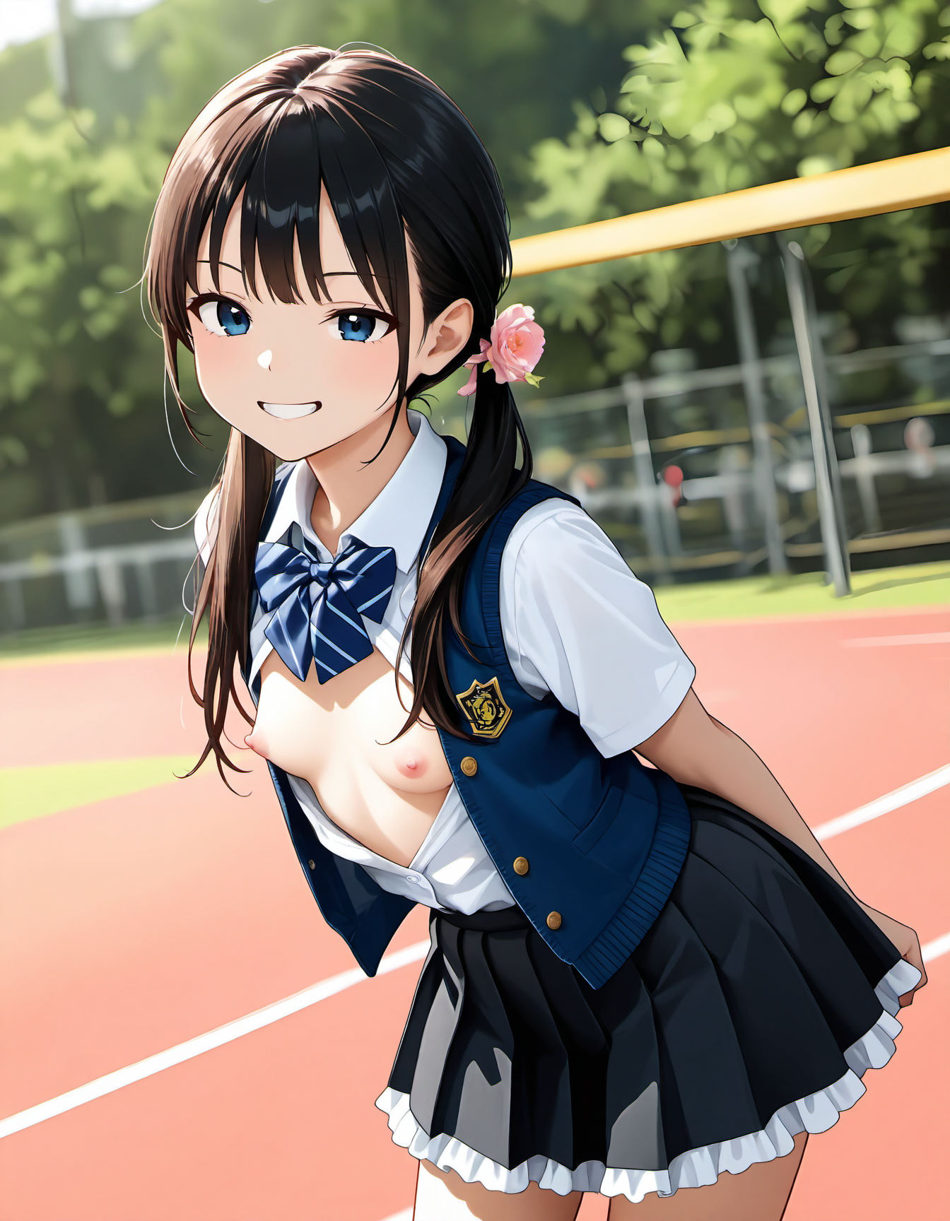 夏服でも暑かったらボタンを外して良い学校