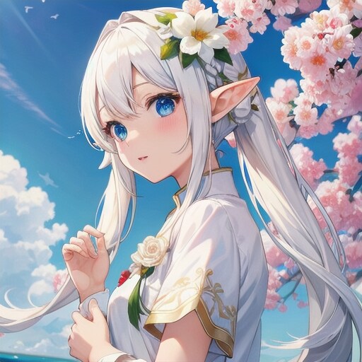 花とエルフ