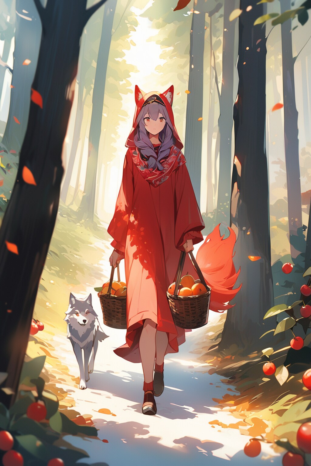 赤い頭巾 | の人気AIイラスト・グラビア