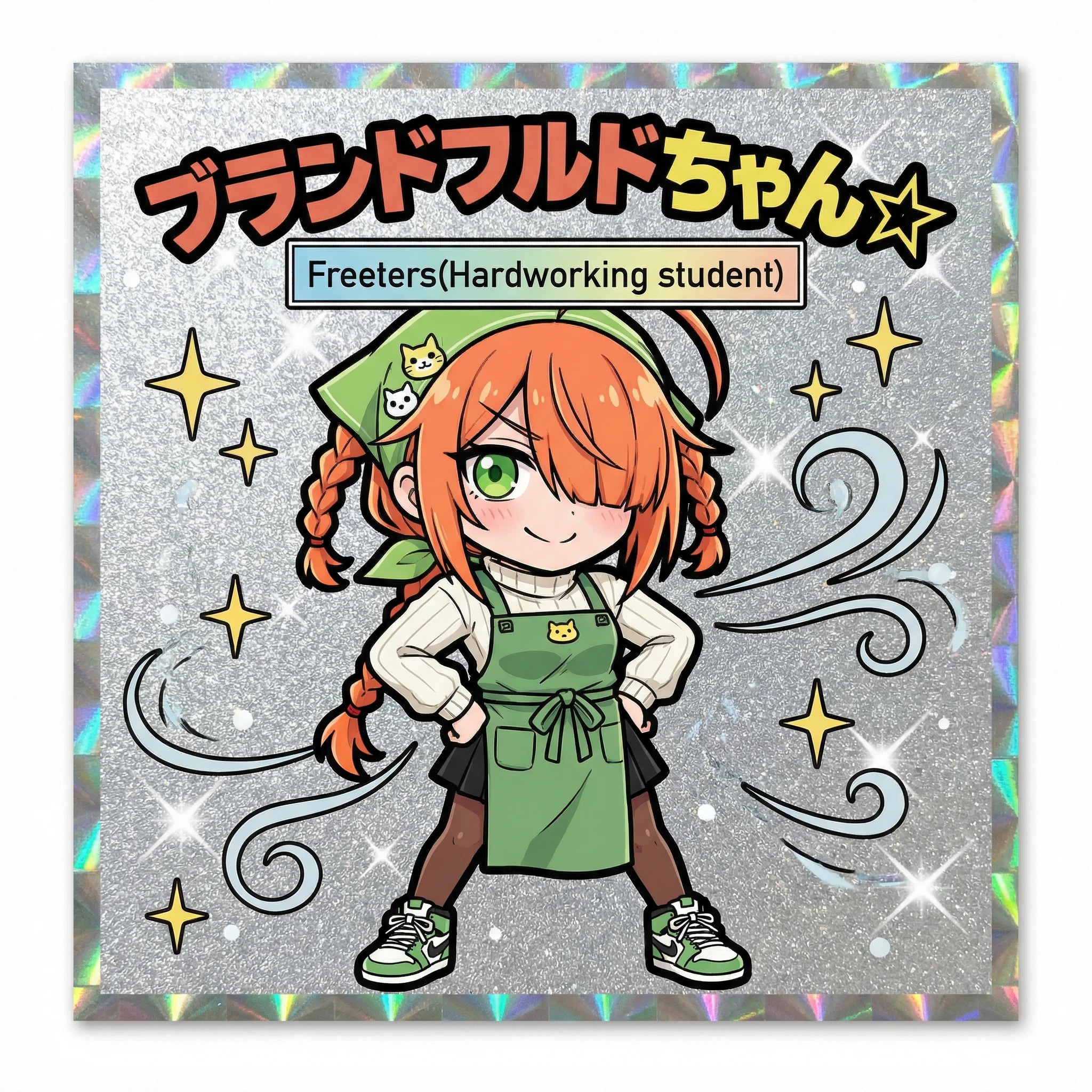 目隠れちゃん☆（ブランドフルドちゃん☆） | の人気AIイラスト・グラビア