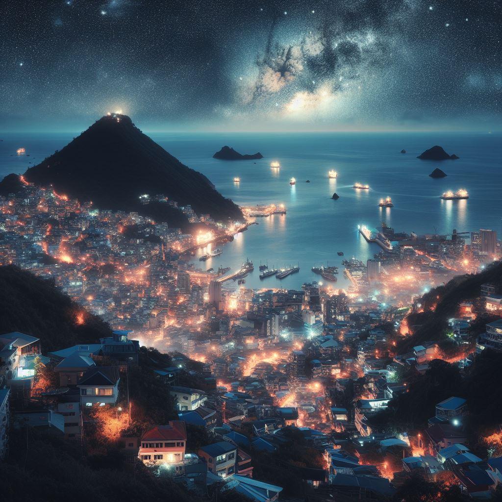 海沿いの街