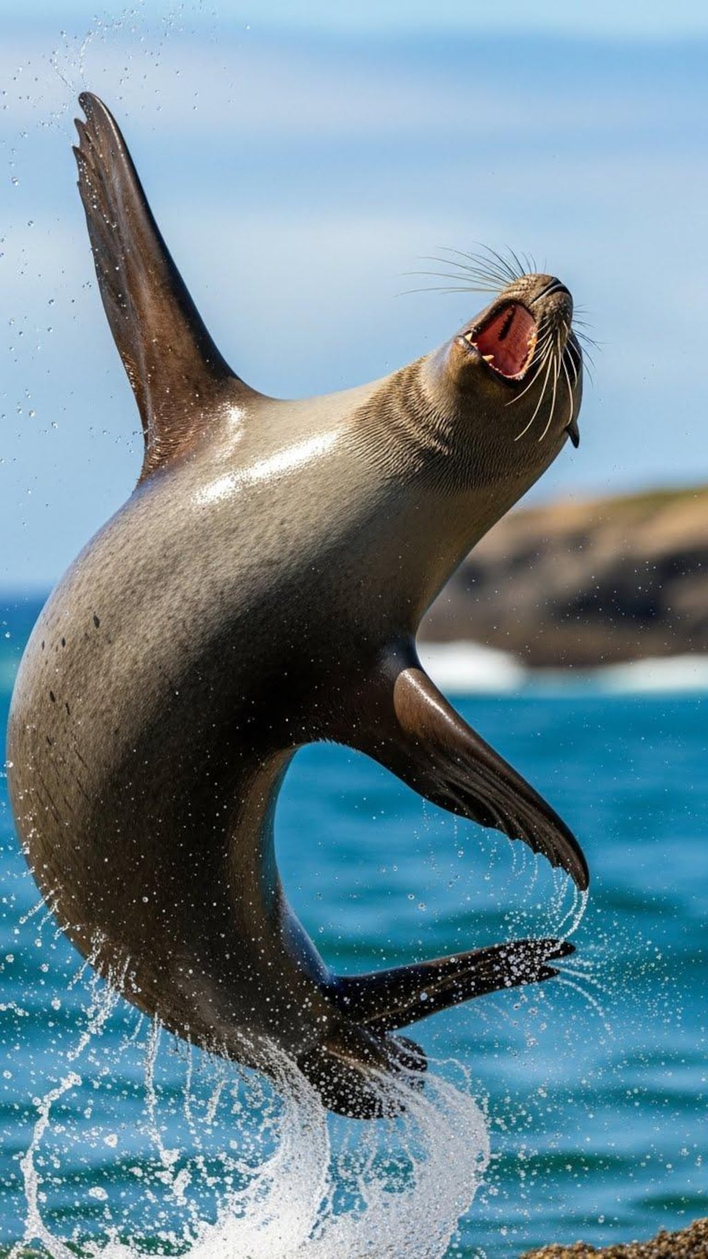 アザラシがハイテンションで可愛らしくじたばたしている