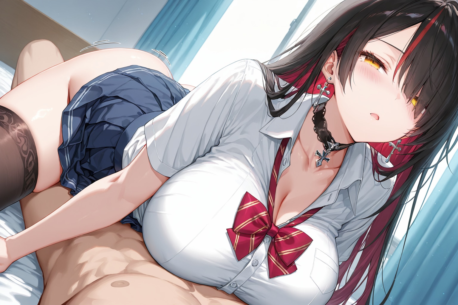 この体勢で挿入ってないは無理でしょ