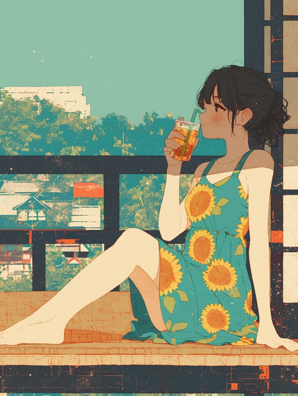 麦茶がおいしい季節