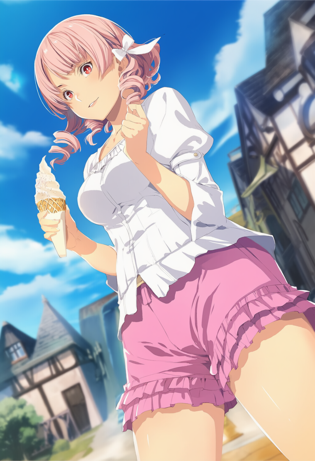 ショートパンツスタイル